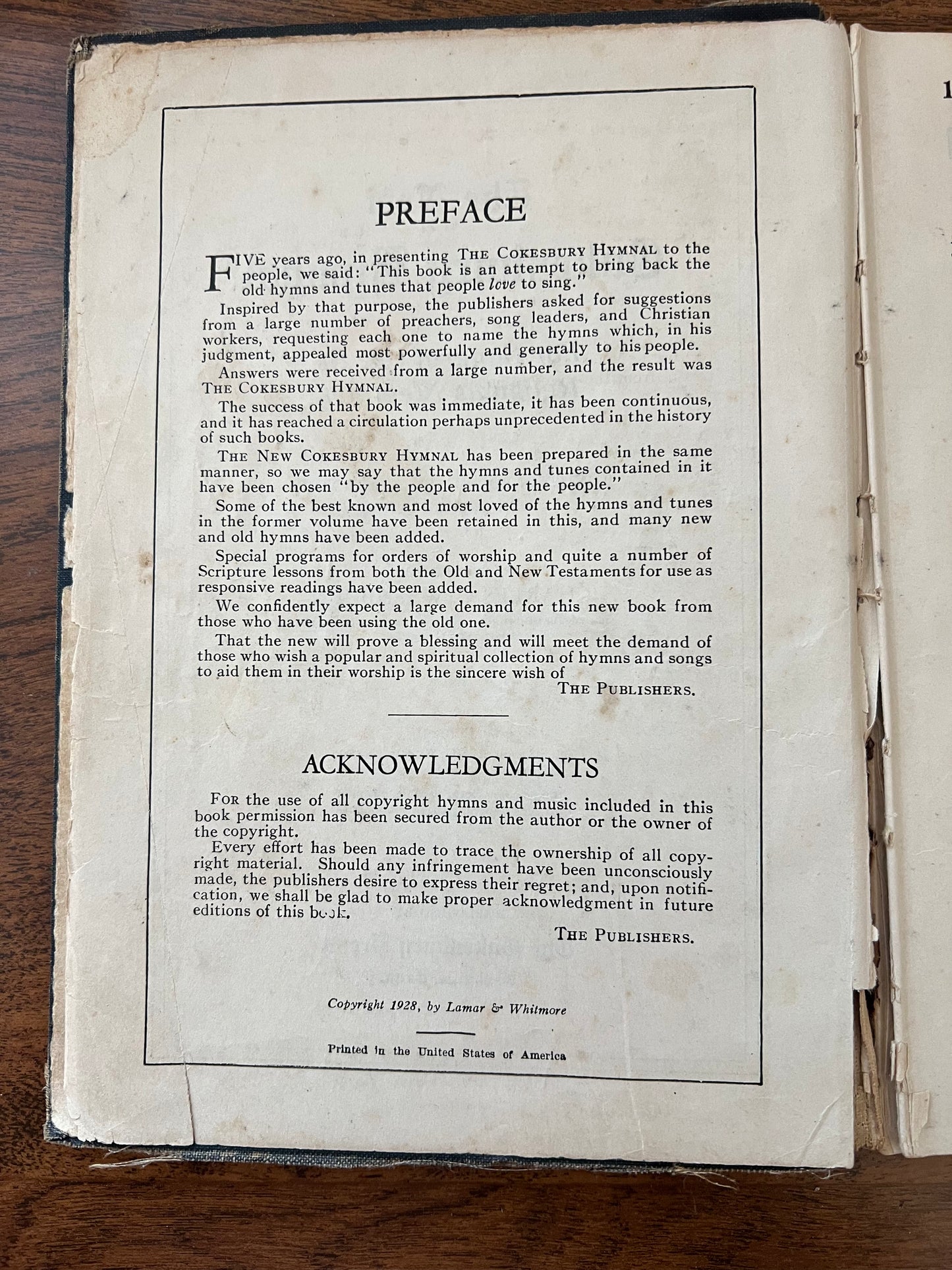 The New Cokesbury Hymnal