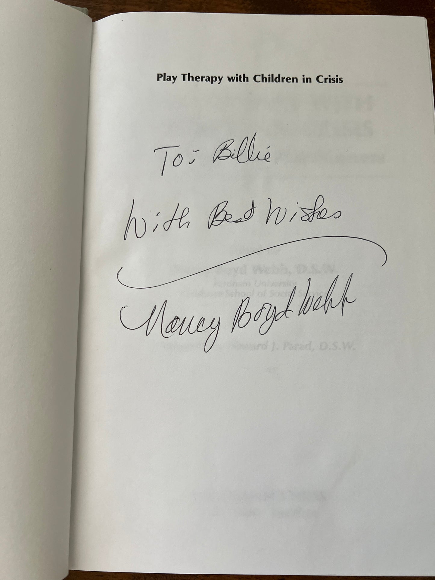 Play therapy with Children in Crisis