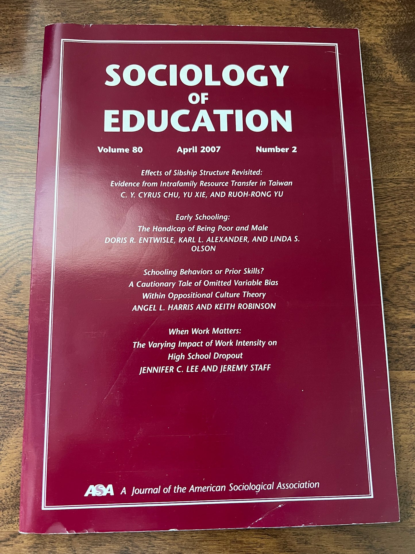 Sociology of Education