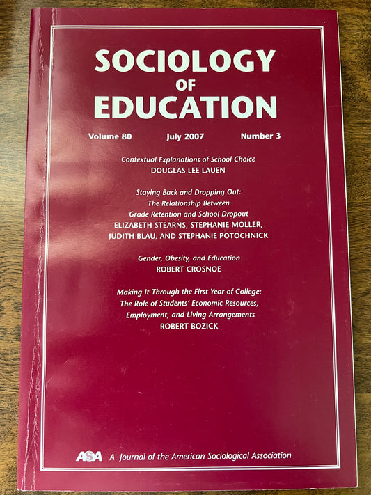 Sociology of Education