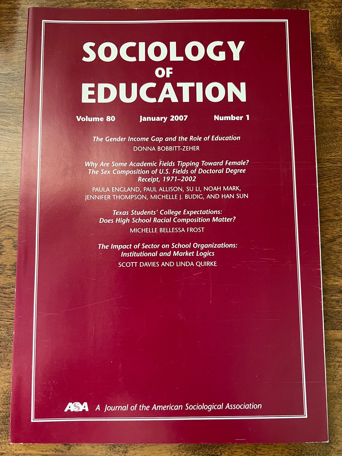 Sociology of Education