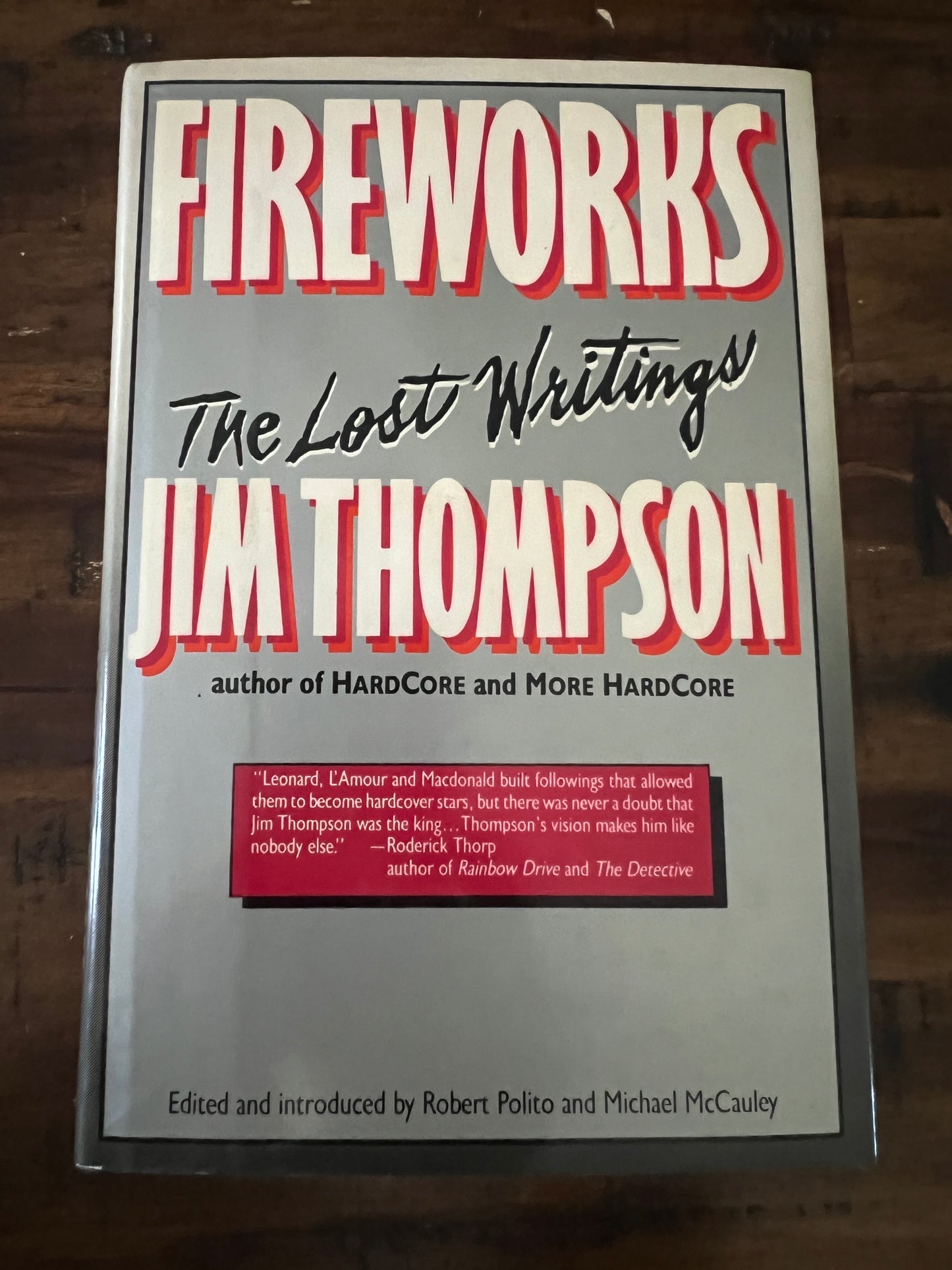 Fireworks: The Lost Writings of Jim Thompson